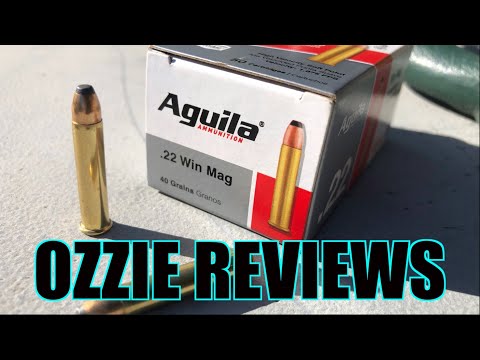 Aguila 40gr SJSP 22 Magnum Accuracy Test