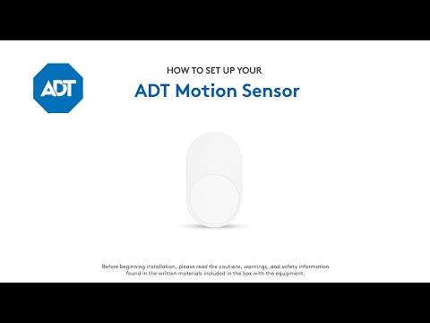 How to set up your ADT Motion Sensor