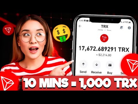 Claim Free 10 TRX Every 1Min Without Investment | No gas fees