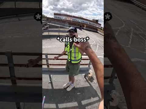 you dropped your keys💀       #security #police #scooter #skatepark #fail #skit #funny #comedy