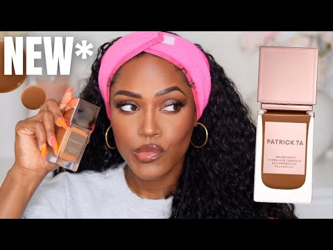 NEW* PATRICK TA MAJOR SKIN FOUNDATION REVIEW + WEAR TEST