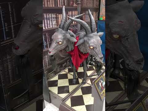 Party City Animatronic Two Headed Goat #halloween #shorts #partycity #halloweenanimatronics