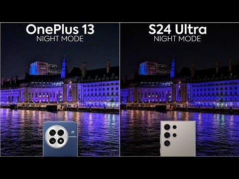 OnePlus 13 vs Samsung Galaxy S24 Ultra Night Mode Camera Test Comparison