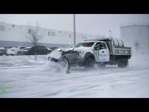 Watch Our Snow Plowing in Action - Expertly Clearing Snow Off Your Property