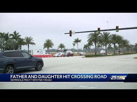 Father hurt, daughter seriously injured after being struck by truck in Palm Beach County