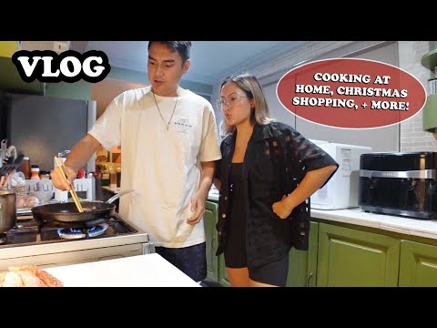 Vlog: Days Before Christmas, Gift Shopping, Cooking At Home! | Laureen Uy