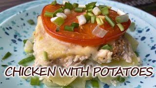 Easy recipe baked chicken with potatoes