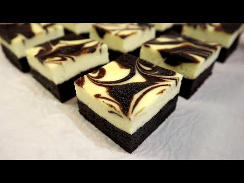 Cheesecake Brownies Recipe | Swirled Cheesecake Brownies | No Mixer Needed!