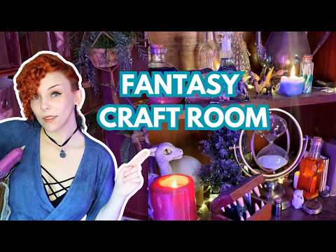 How I upgraded my FANTASY cosplay craft room!