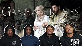 WHAT IS THE GIFT!?! | GAME OF THRONES GROUP REACTION!! | 5x7