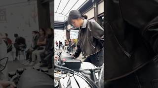 女生也能輕鬆搞定重機中柱停車！🏍️💪 一步步學會，用實力征服重機生活！#重機女孩 #中柱停車