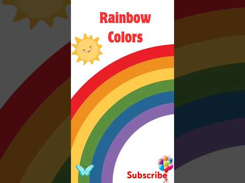 Rainbowcolors #colors #colorsforchildren #colorname #colour #colourful