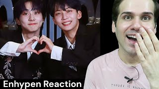 when Enhypen meets other people/idols (crack version) Reaction