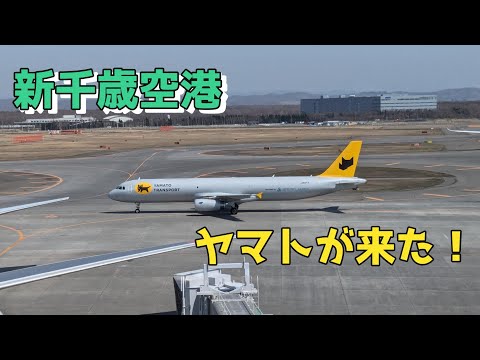 【新千歳空港】ヤマトの貨物機が来た