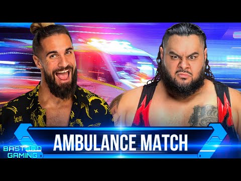 WWE 2K24 | Ambulance Match - Seth Rollins VS Bronson Reed | Survivor Series