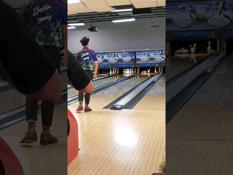 Yeung Throwing Logs #bowling #fun #900global #zenmaster