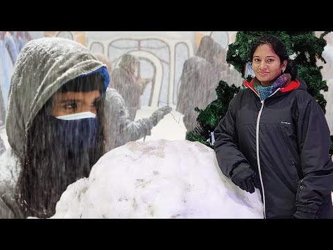 Snow World In Hyderabad❄⛄ || SKI Capital In AMB Mall || Ski Capital In Sarath City Capital Mall