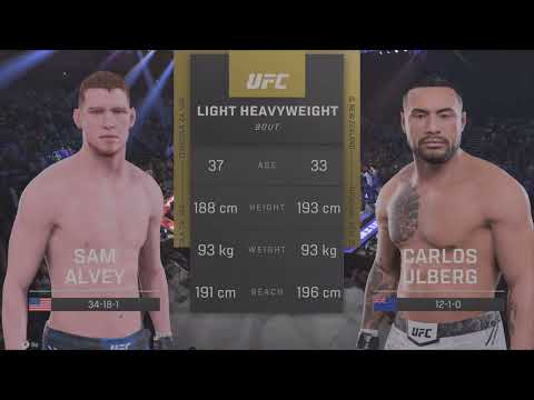 FCL Presents ULTIMATE FIGHTING CHAMPIONSHIP WILLIAMS vs. JONES Sam Alvey vs. Carlos Ulberg