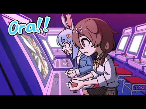 Korone VS Pekora in Street Fighter 6!!【Hololive Animation｜Eng sub】