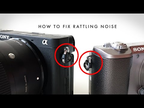 How to fix sony a5100 strap connector noise - Sony a6000, Sony a6400 and more.