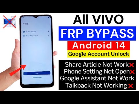 All Vivo Android 14 FRP Bypass/Google Account Unlock | Settings Not Open New Method 2025 Without PC