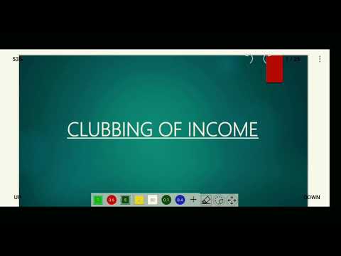 Clubbing of Income Complete Chapter |Income Tax | Class 12th, B.com, CA, CS, CMA, SYBAF Sem 4