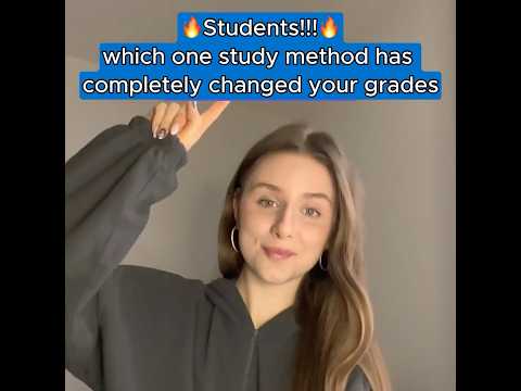 students: which one study method has completely changed your grades