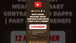 DEFI’S SECRET WEAPONS: SMART CONTRACTS AND DAPPS | PART 4 OF 6 | MEMEFI #memefi #code