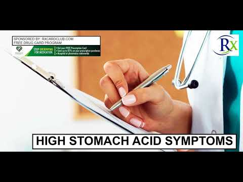 High Stomach Acid Symptoms