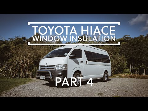 Toyota Hiace Camper Van Conversion - How to make insulated van curtains