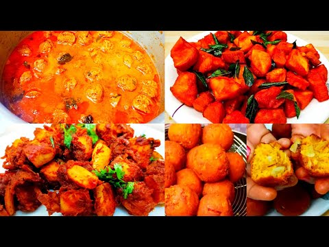 Non Veg🍗 சுவையில் 4 விதமான Veg Recipes | Veg Chicken kulambu|Veg Chicken 65 |Veg Mutton Kola Urundai