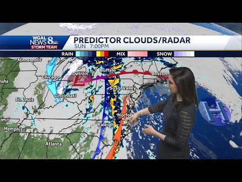 Rain arrives tonight; more rain, warmer Sunday in south-central Pennsylvania