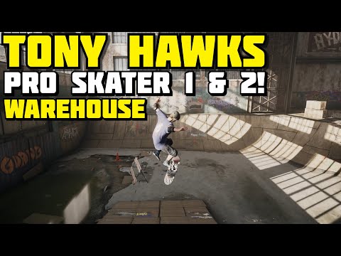 Tony Hawk's Pro Skater 1 + 2 Warehouse Gameplay