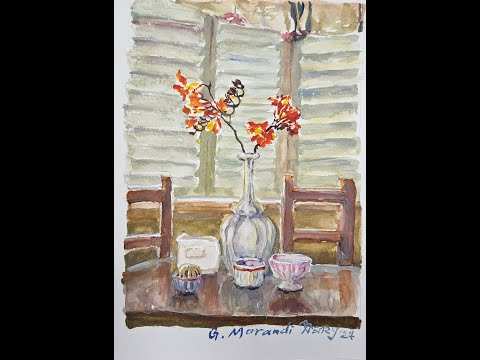 Recomposing a Georgio Morandi Style Still Life: Master Study Class with Robert Sherrill