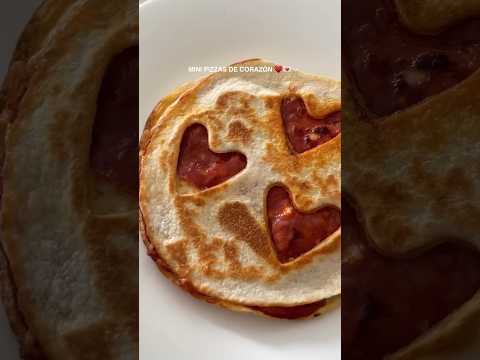 Receta fácil para San Valentín ❤️🍕Mini pizzas de Corazón ❣️ #valentinesday #foodlover