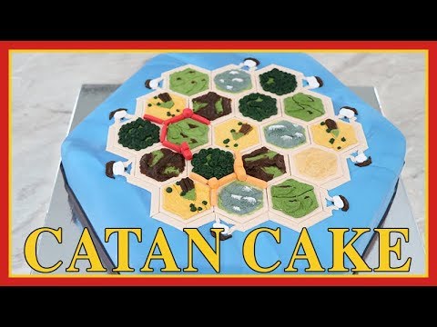 Catan Cake | Game Night | Renee Conner