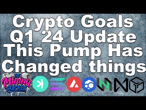 My Crypto Mining Goals Q1 2024 Market Is Pumping , Alt Coin Lows Are Behind Us ? Bear Market Over ?