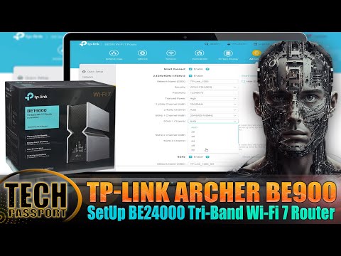 How to Setup TP-Link Archer BE900 Router WiFi 7 Router⚡TP-Link BE24000 Quad-Band WiFi 7 Router Setup