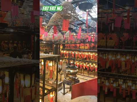 178年歷史上環文武廟  Man Mo Temple Was Biuilt In Ching Dynasty In Hong Kong 178yo