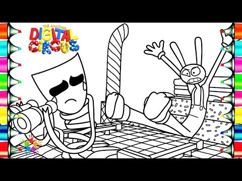 The Amazing Digital Circus Episode 2 Coloring Pages / Jax & Gangle / NCS Music