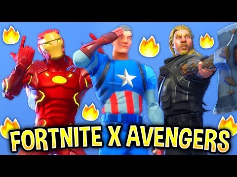 I recreated SuperHero Skins in Fortnite and they looked amazing..! FORTNITE X AVENGERS