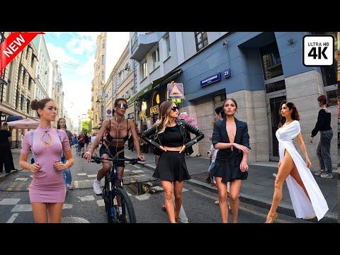 🔥RUSSIA NOW! EVERYDAY WALKS of RUSSIAN BEAUTIFUL GIRLS along the streets of Moscow.