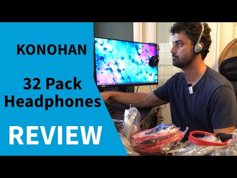 How good are they? The Konohan 32 Pack of Headphones