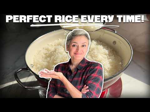 MASTERCLASS IN RICE | How to make PEREFCT RICE every single time! #masterclass #rice