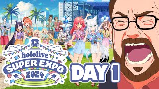 【hololive SUPER EXPO 2024】DAY 1 - HoloEarth Morning Watchalong #hololivefesEXPO24_DAY1