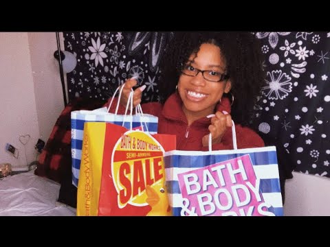 BATH AND BODY WORKS SEMI ANNUAL SALE 2020 HAUL | $5.95 AROMATHERAPY SALE | PART ONE