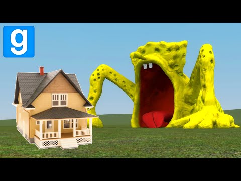 SPONGEBOB EATER VS FORTS - Garry's mod Sandbox