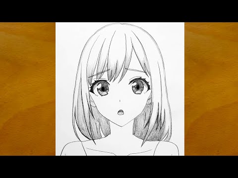 How to Draw an Anime Girl Face || Anime Drawing Tutorial || Easy Step-by-Step Drawing