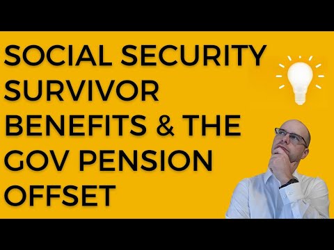 Social Security survivor benefits and the Government Pension Offset