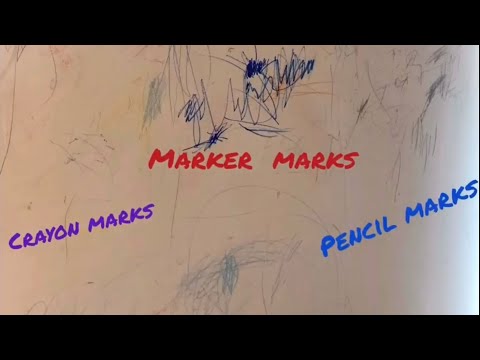 Remove Marks Off the Wall | Crayons, Marker and Pencil Marks | Cleaning Hacks